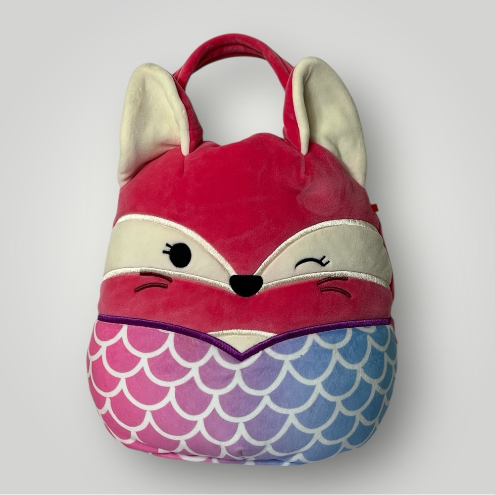 Squishmallow‎ Original Plush Treat Pail Fifi Mermaid Halloween 12" Tall